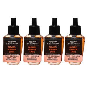 Caramel Pumpkin Swirl Wallflowers Refill Bulbs Set of 4